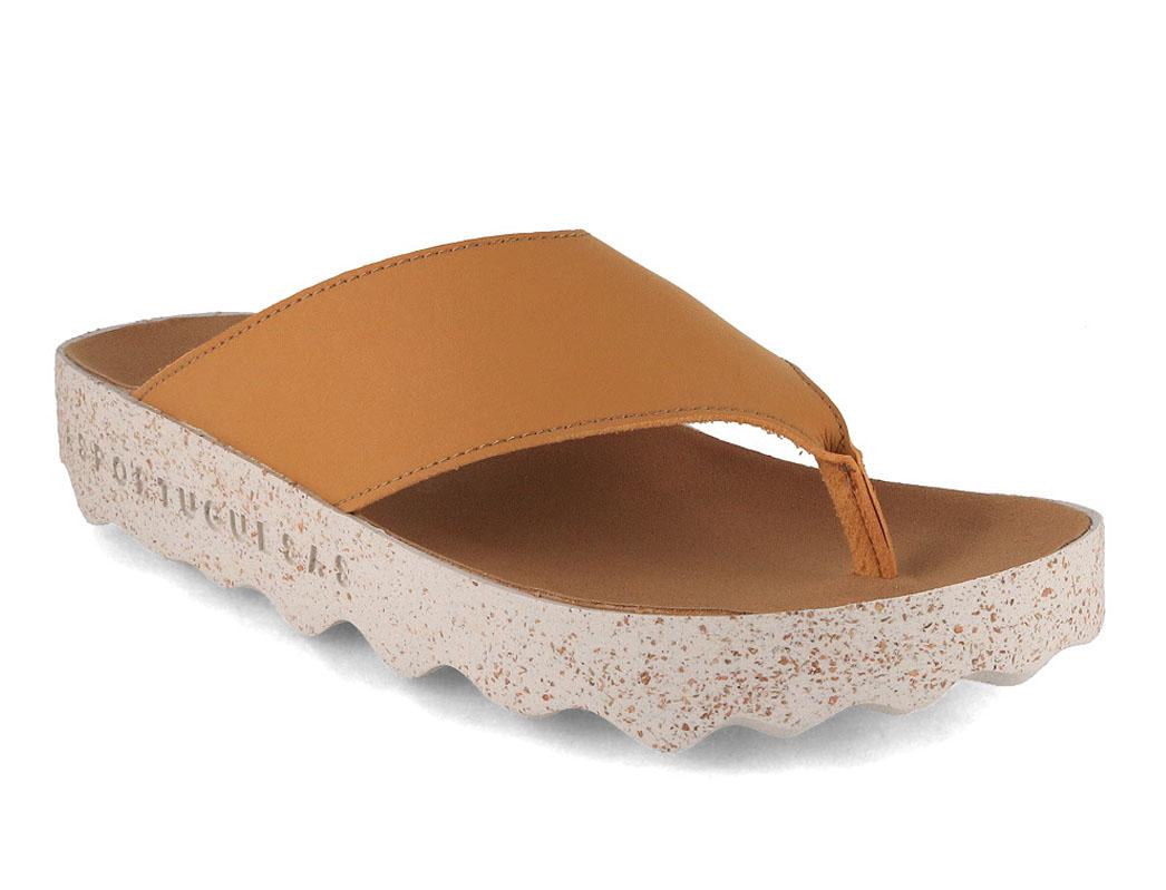 ASPORTUGUESAS City Line Cami damessandalen, camel