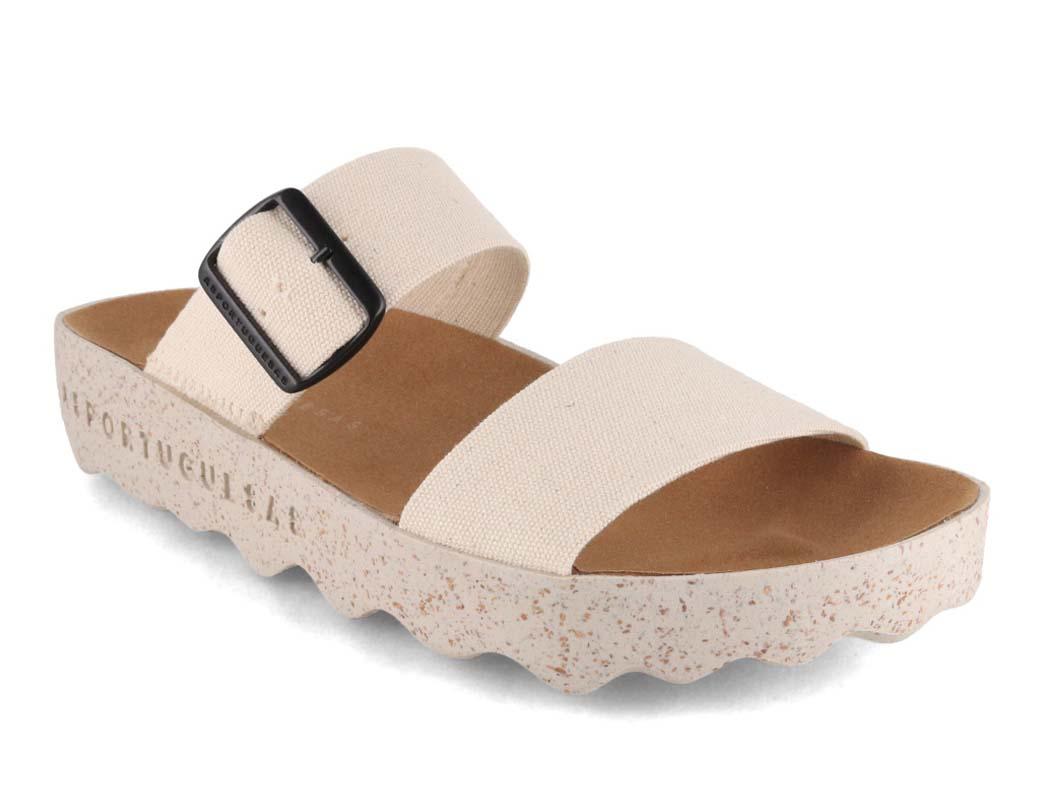 ASPORTUGUESAS dames sandalen City Line Coly, ivoor