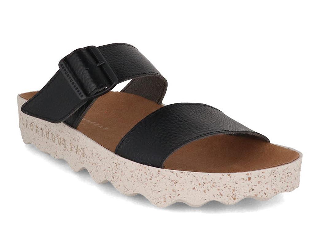 ASPORTUGUESAS dames sandalen City Line Coly, zwart