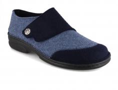 Berkemann damesslippers BERKOFLEX Jarla, blauw/donker