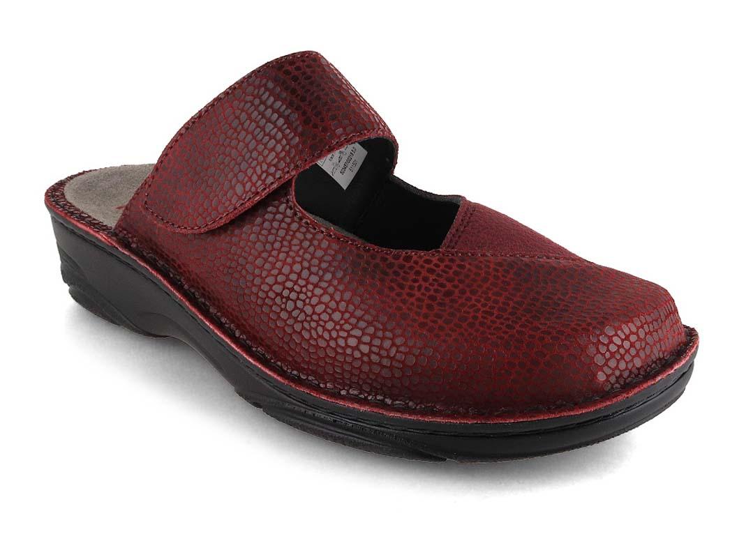 Berkemann damesklompen BERKOFLEX STRETCH Heliane, bordeaux