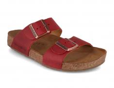 HAFLINGER Bio Andrea dames sandalen, rood land