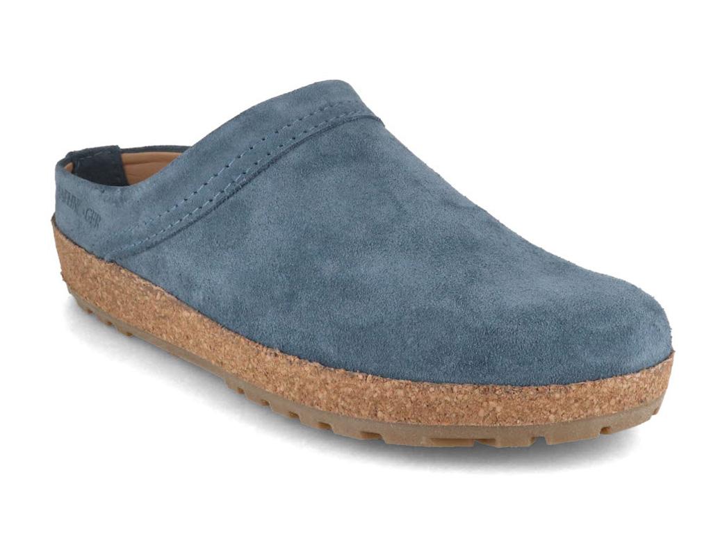 HAFLINGER Bio Malm� leren dames- en herenklompen, jeans