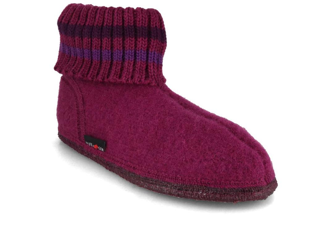 HAFLINGER Dames Huispantoffels Paul, moerbei