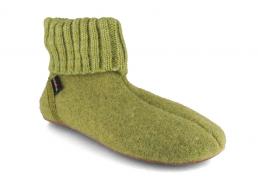 HAFLINGER Everest Karlo pantoffels, almgreen