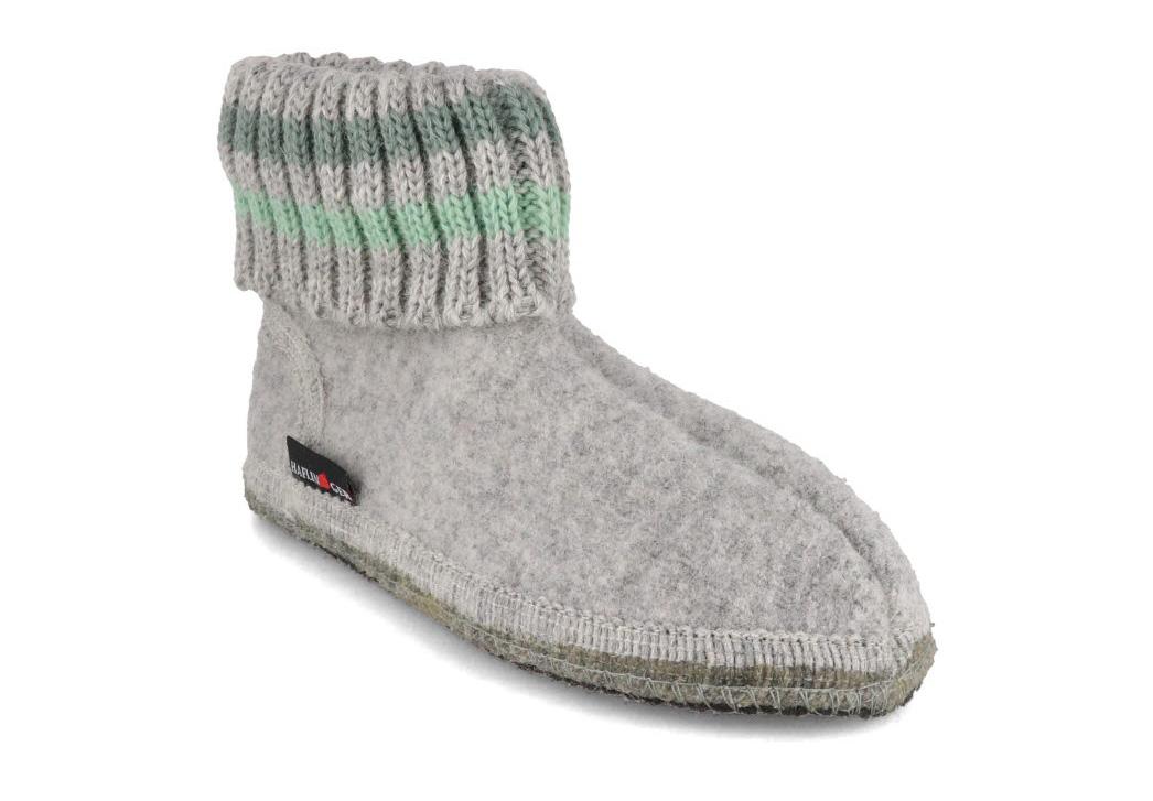HAFLINGER Kinder Huttenschoenen Paul, steengrijs melange