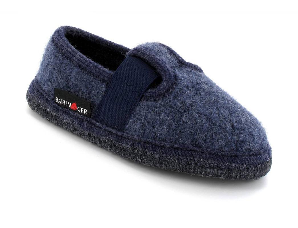 HAFLINGER Kinder Pantoffels Joschi, jeans