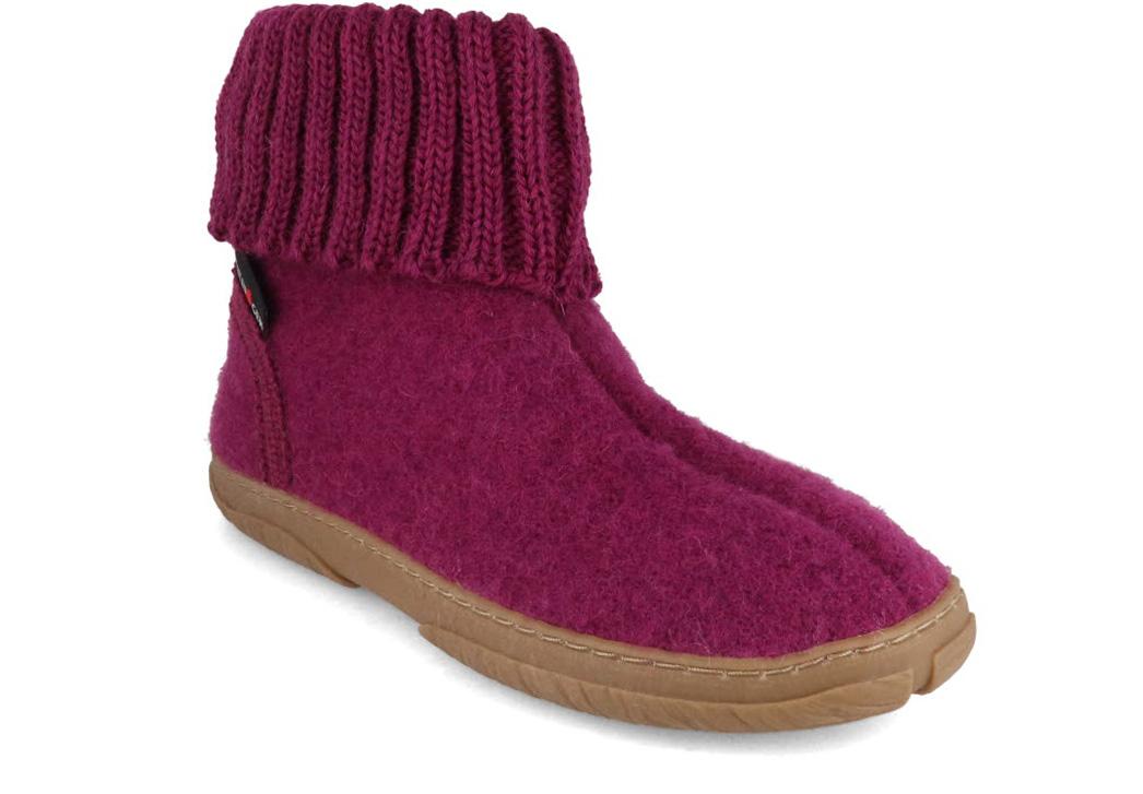 HAFLINGER Meisjes Huttenschoenen Toni, moerbei