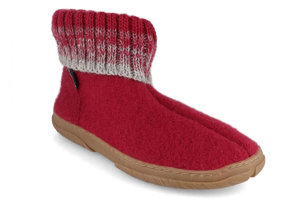 HAFLINGER Meisjes Huttenschoenen Yuki, bourgondi�