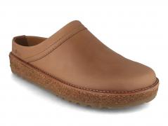 HAFLINGER Travel Classic leren klompen, taupe