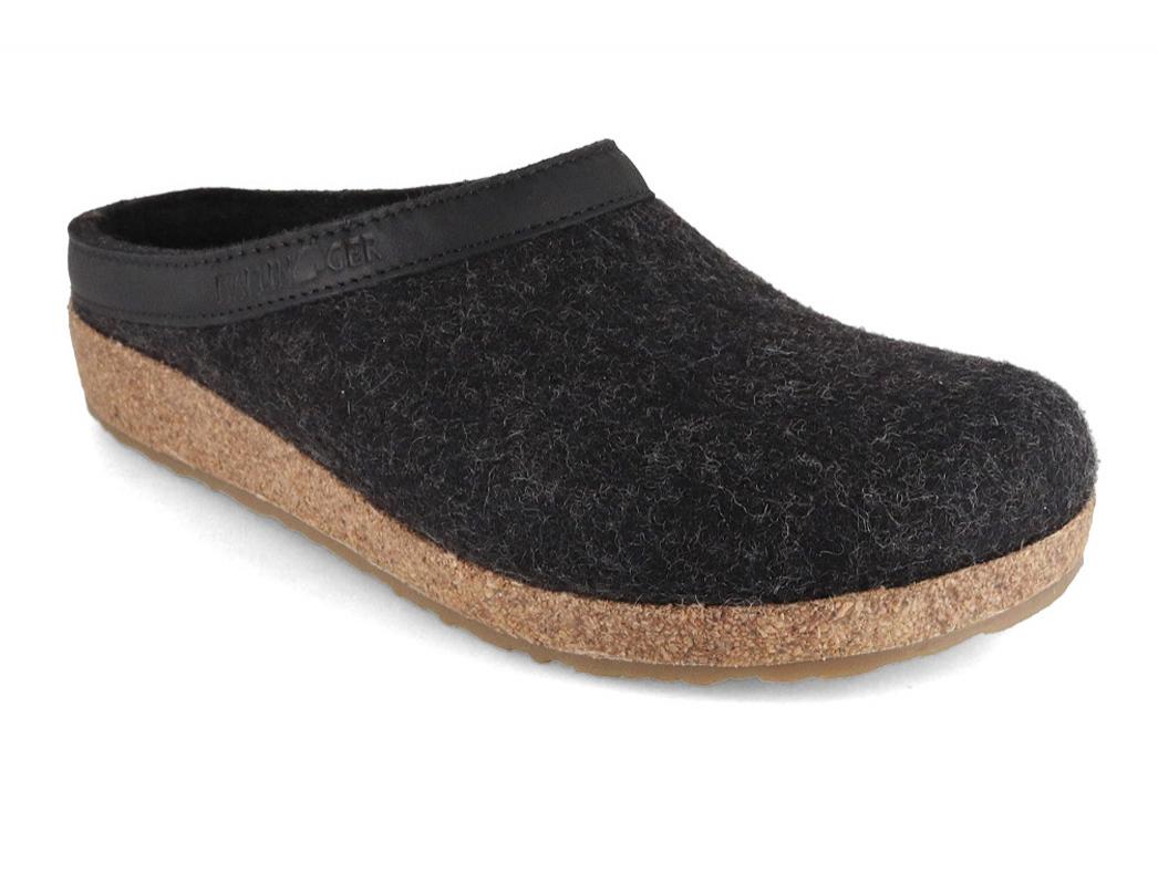 HAFLINGER Vilt Pantoffels Grizzly Torben, grafiet
