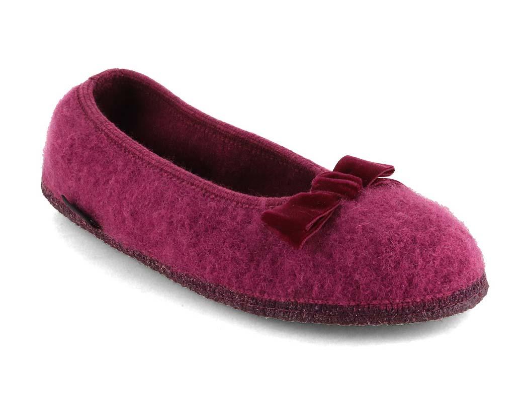 HAFLINGER dames ballerina Fiocco, moerbei