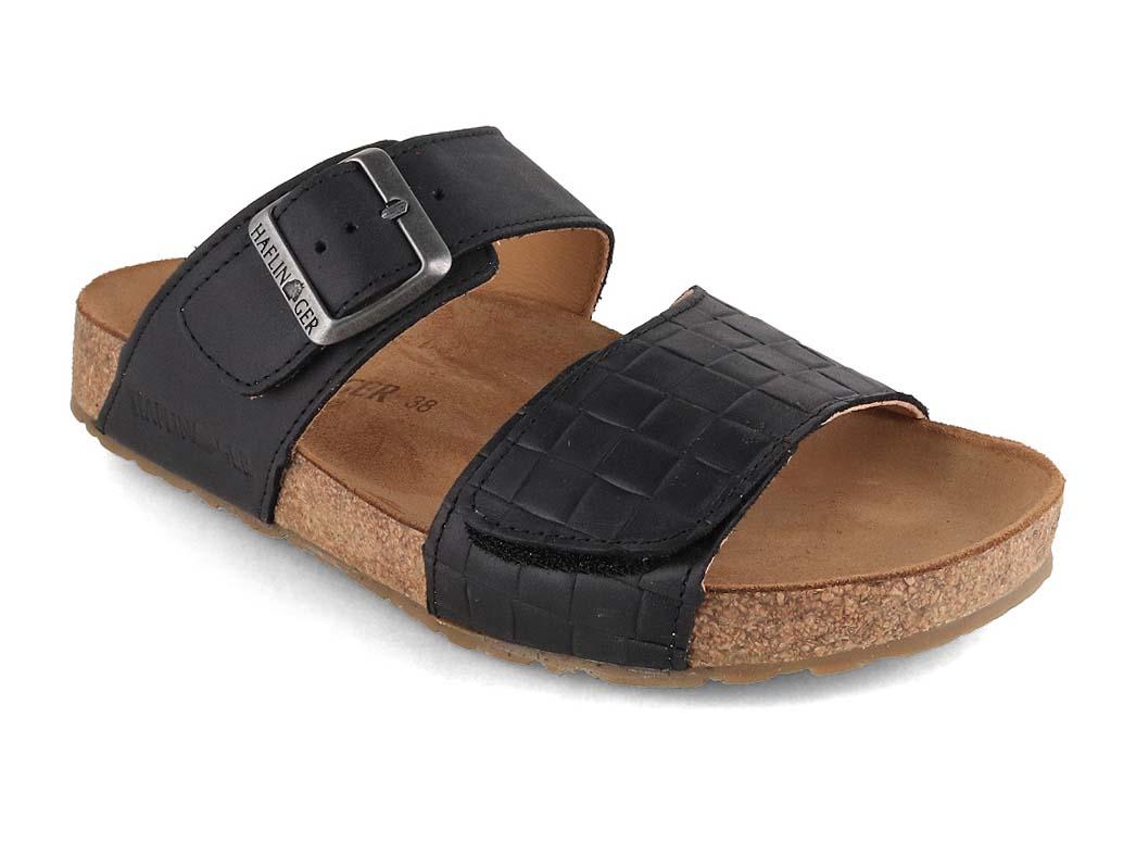 HAFLINGER dames sandalen Bio Aria, zwart