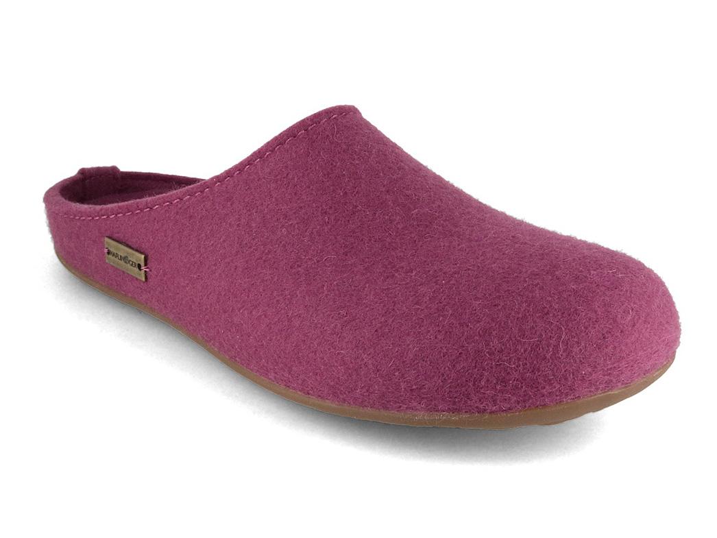 HAFLINGER damessloffen van vilt Everest Fundus, heather rose