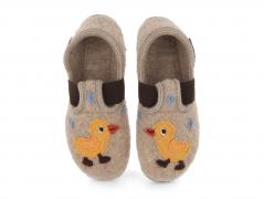 HAFLINGER kinderslippers Everest Quak Quak, papiermelie