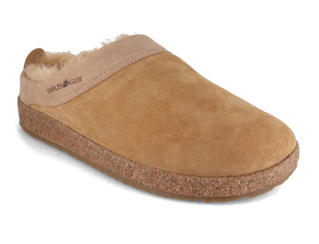 HAFLINGER lamsvachtpantoffels Snowbird, beige