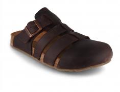 HAFLINGER leren herensandalen Lisboa, marron