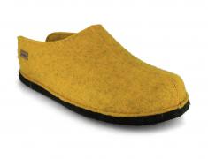 HAFLINGER vilten pantoffels Flair Smily, curry