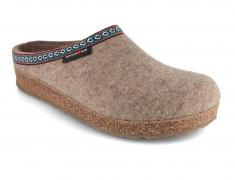 HAFLINGER vilten pantoffels Grizzly Franzl, turf