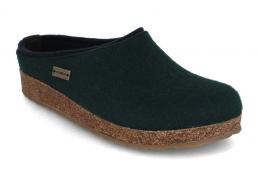 HAFLINGER vilten pantoffels Grizzly Kris, dennengroen