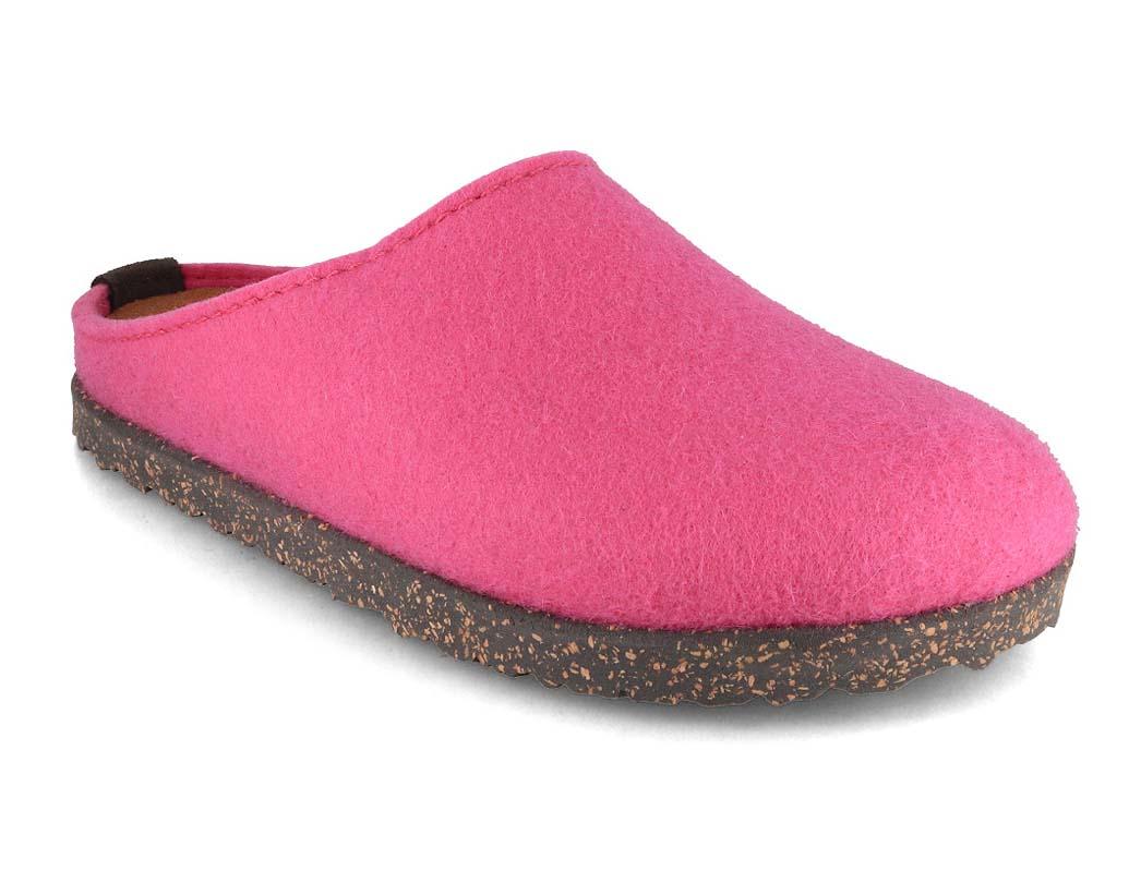 HAFLINGER vilten pantoffels Manhattan , roze
