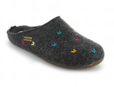 HAFLINGER� vilten pantoffel voor dames Farfalline antra