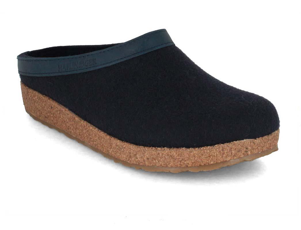 Haflinger Filtpantoffels Grizzly Torben, bruin gemeleerd