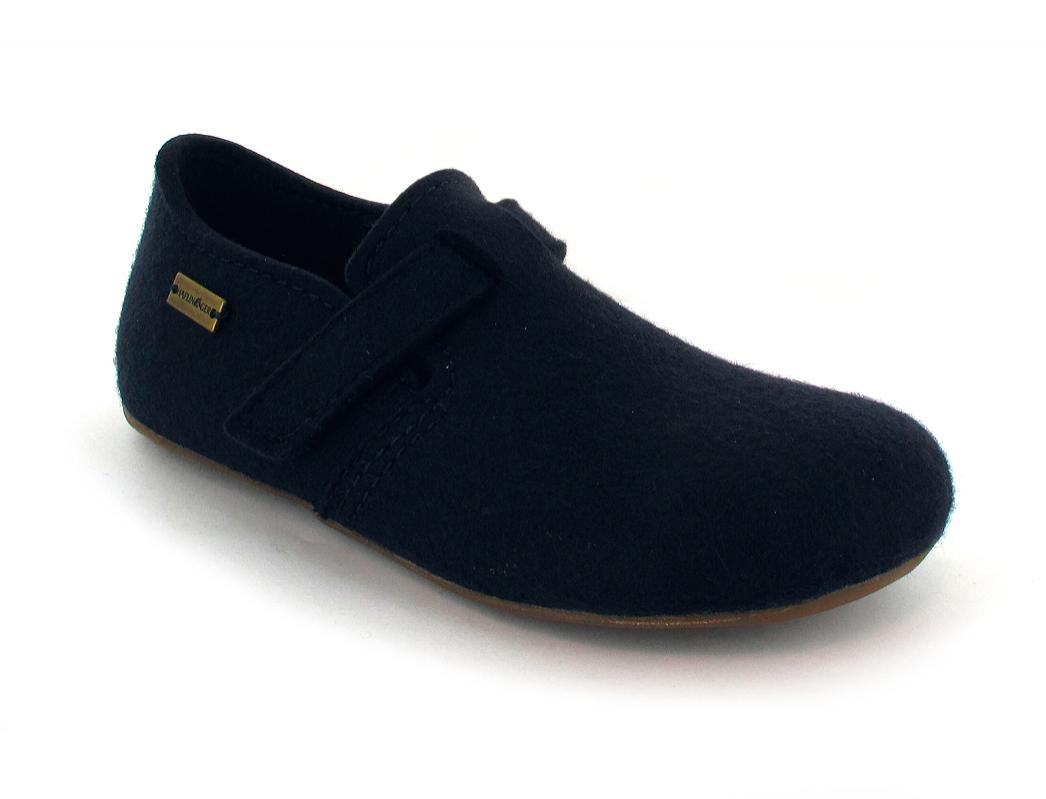 Haflinger Pantoffel Everest Focus, middenblauw