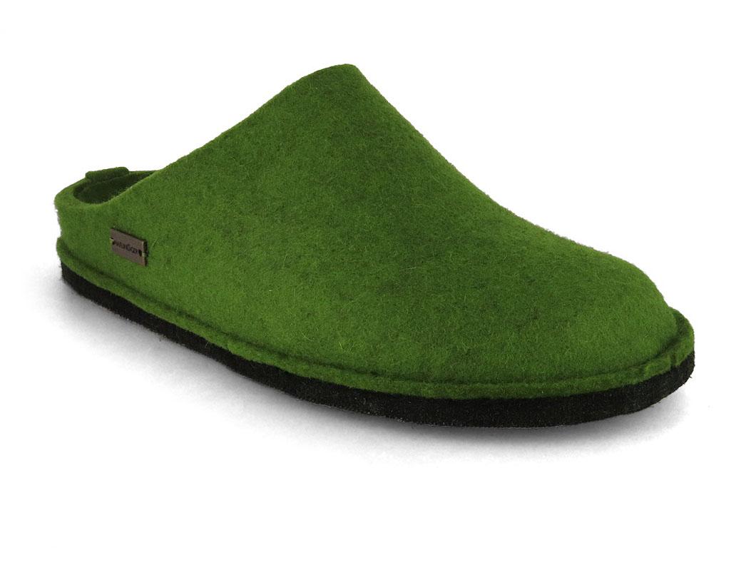 Haflinger Vilten Pantoffels Flair Soft, grasgroen