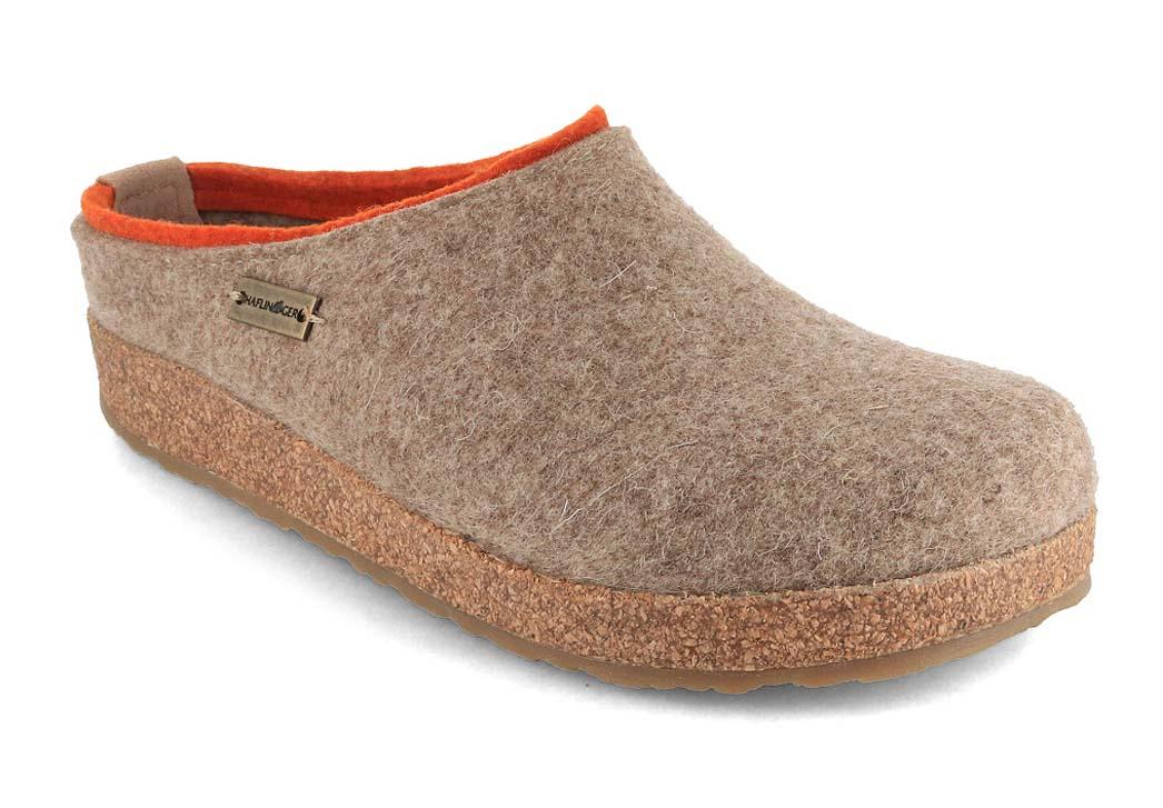 Haflinger Vilten Pantoffels Grizzly Kris, veen
