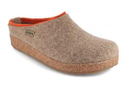 HAFLINGER vilten pantoffel Grizzly Kris turf