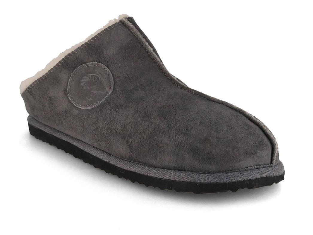 Lammbock� Lammbo pantoffels van premium lamsvel, grijs