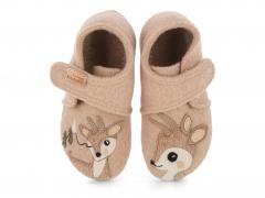 Living Kitzb�hel baby-schoentjes met klittenband Rosi Rehkitz, angora