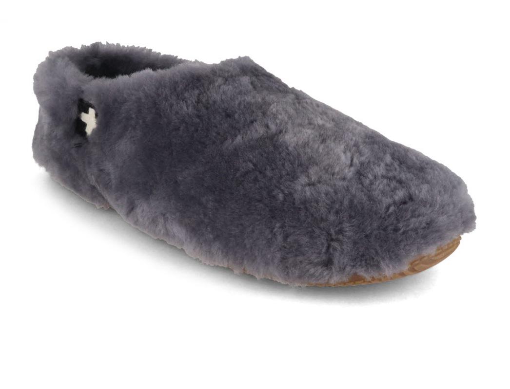 Living Kitzb�hel Dames Lamsvacht Slip On Slipper, anthra