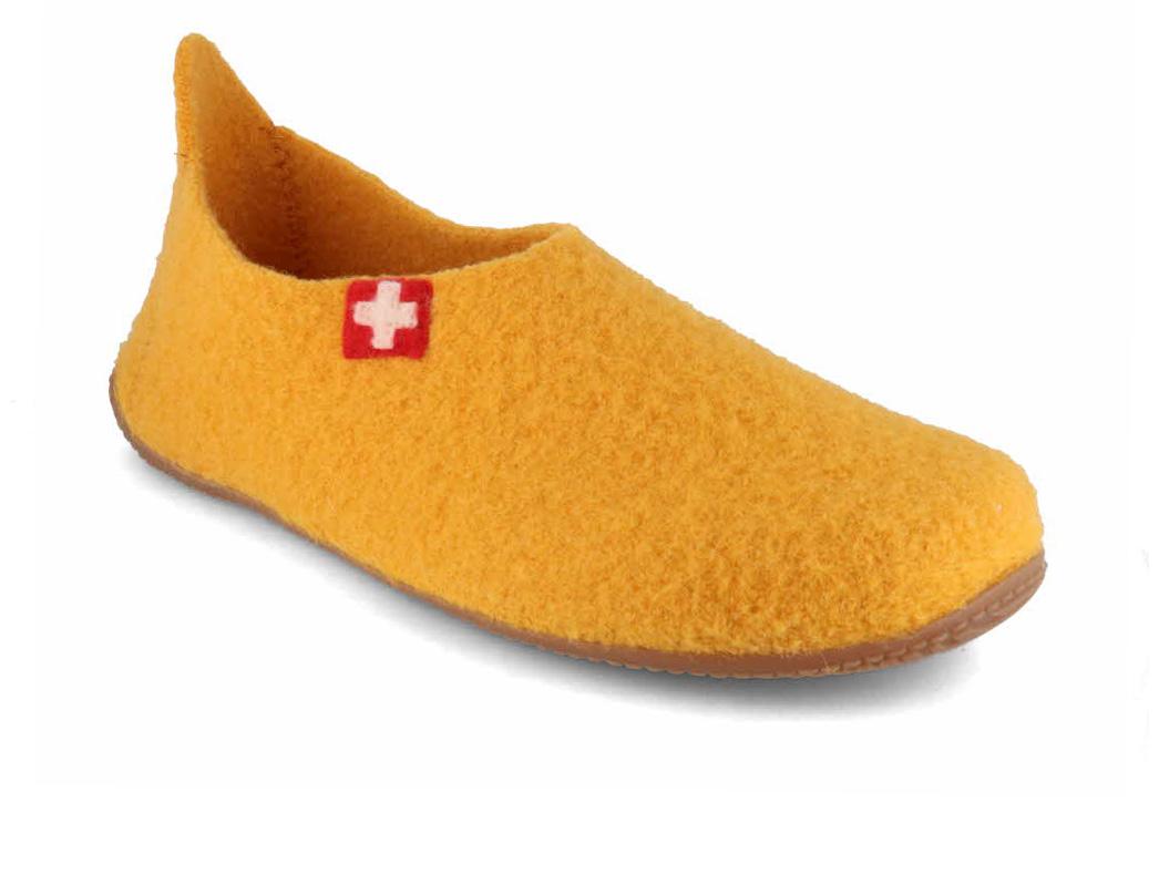 Living Kitzb�hel Kinder Pantoffels Zwitsers Kruis, Inca Goud