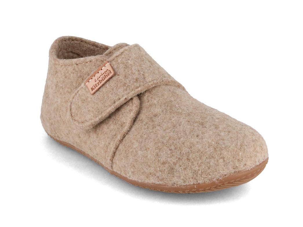 Living Kitzb�hel babyklittenbandschoenen van vilt, naturel