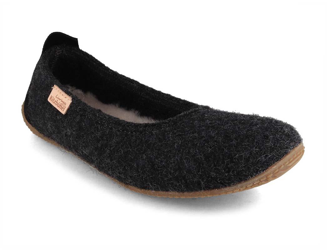 Living Kitzb�hel dames ballerina uni, antraciet