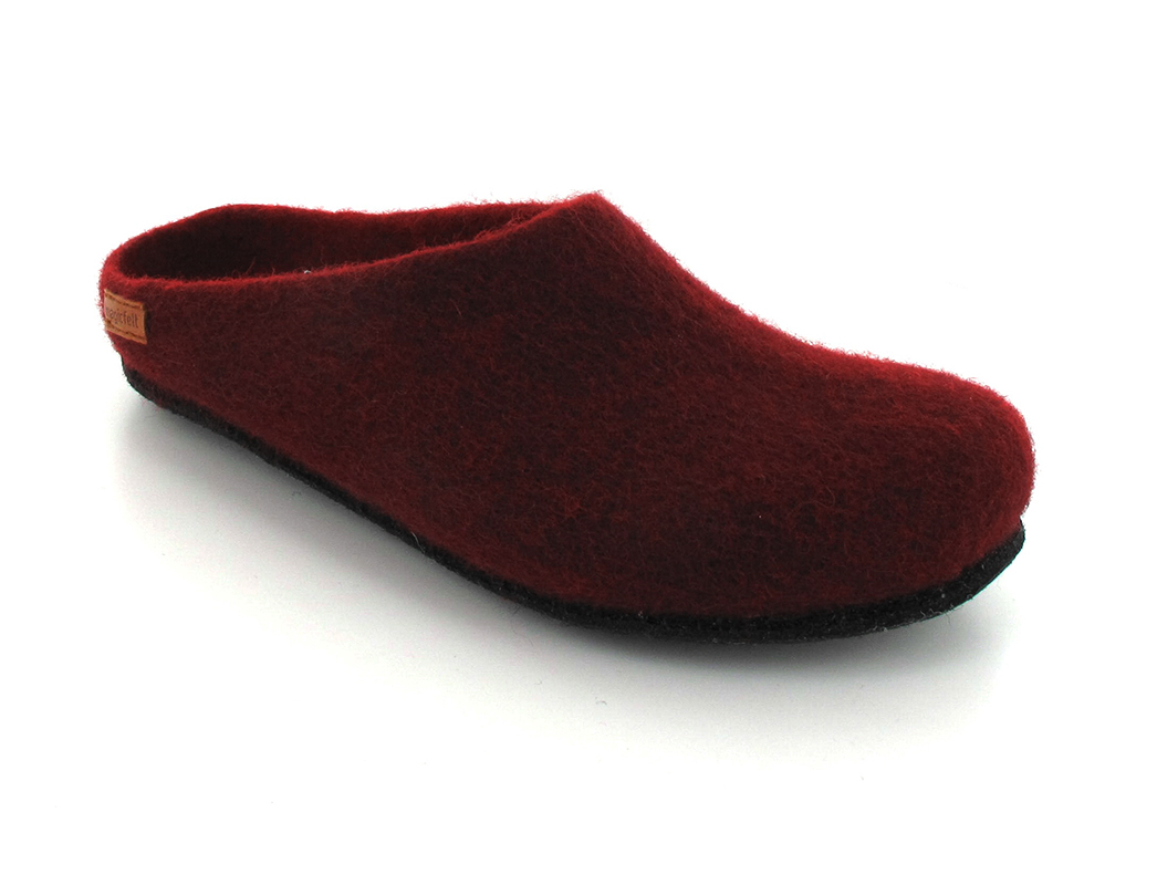 Magicfelt� Dames Vilt Pantoffels, chianti