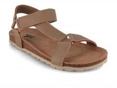 Thies Eco Bio Trek dames sandalen olifant grijs
