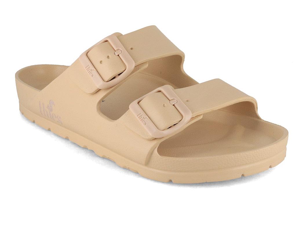 Thies Ecofoam badsandaal, pannacotta
