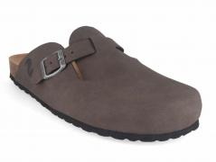 Thies Eco biologische klomp voor heren, houtskool