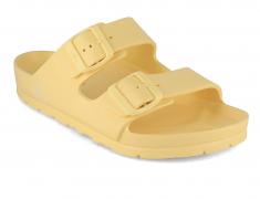 Thies badschoentje Ecofoam Sandaal, citroensorbet
