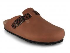 Thies dames eco biologische klomp cinnemon leo
