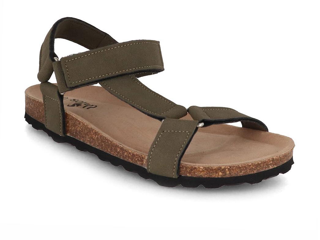 Thies dames sandalen Eco Bio Trek, kaki