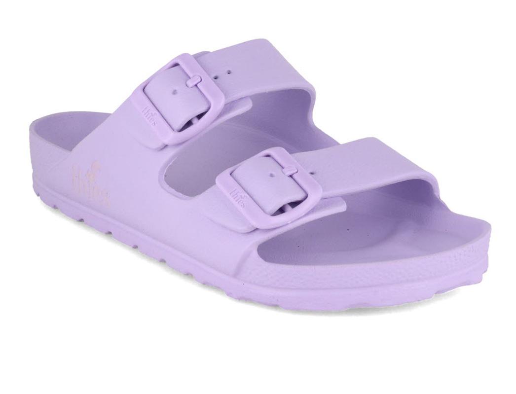 Thies damesbadschoen Eco Eva Sandaal, lavendel