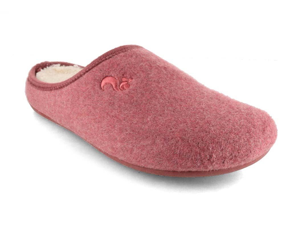 Thies damespantoffels Biologische pantoffel, bordeaux