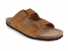 Thies herensandaal Eco Bio, cognac 