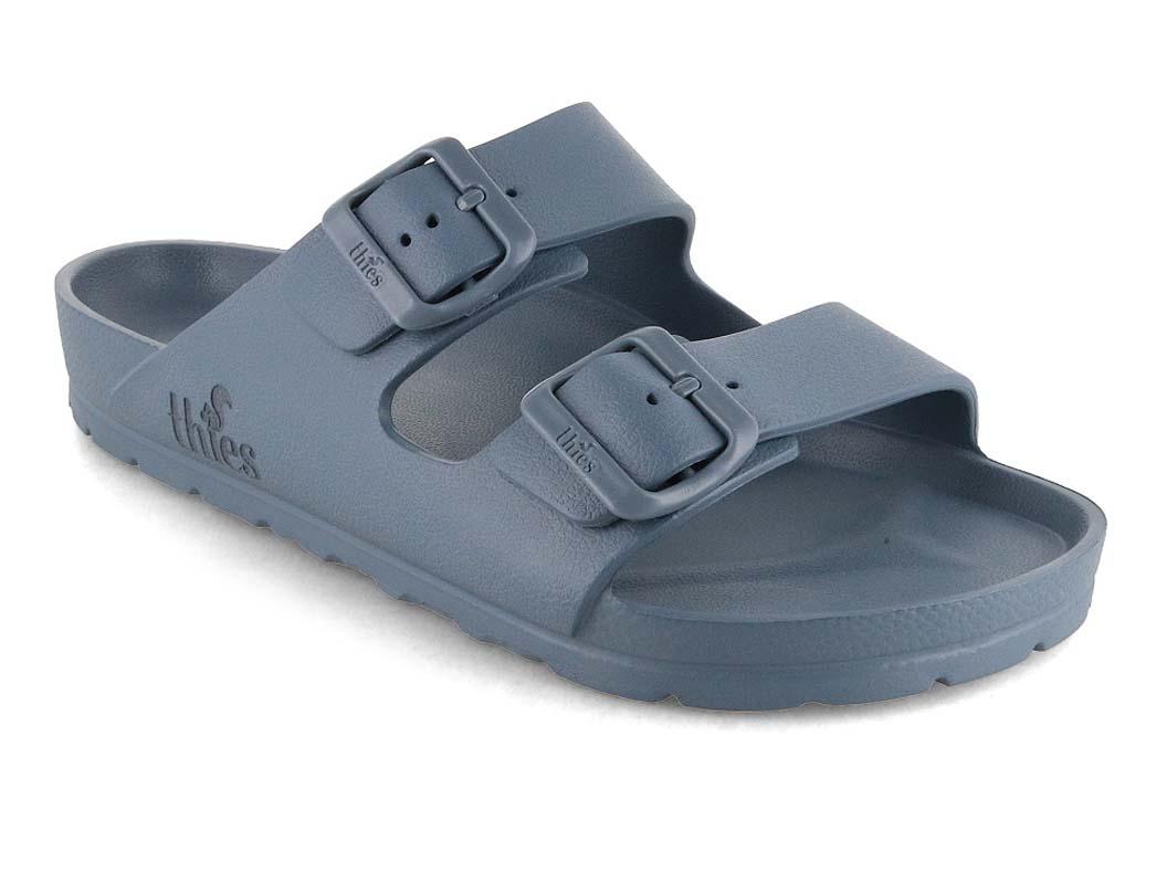 Thies vegan badsandaal Ecofoam, mist