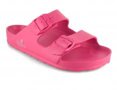 Thies vegan damessandaal Ecofoam, orchidee roze
