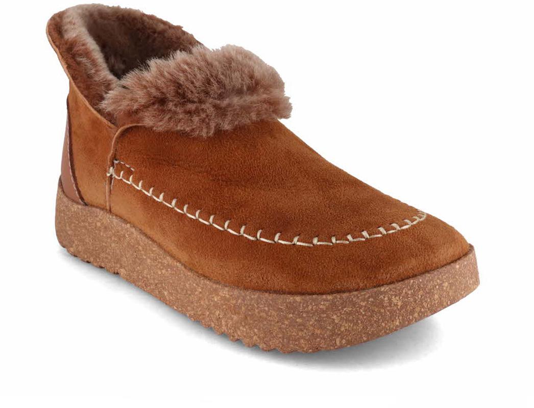 Tuffeln� Dames Schapenvacht Pantoffels �Knus�, Cognac